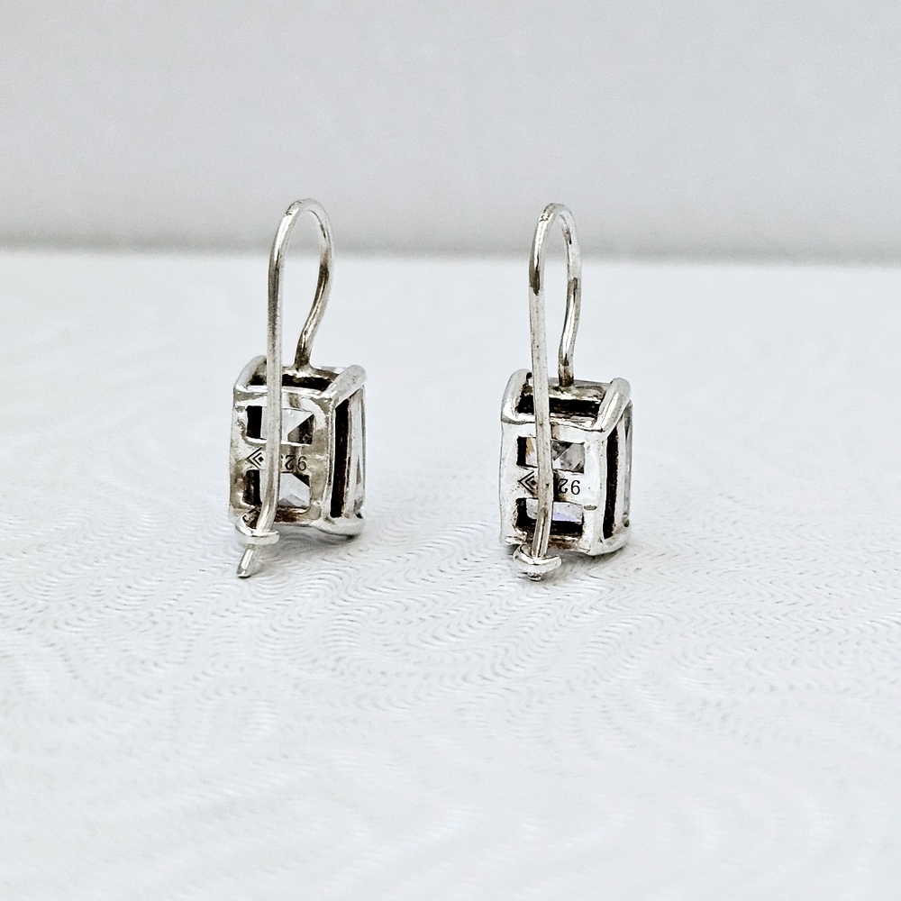 Silpada Sterling Silver Cz Rectangular Faceted Dr… - image 3